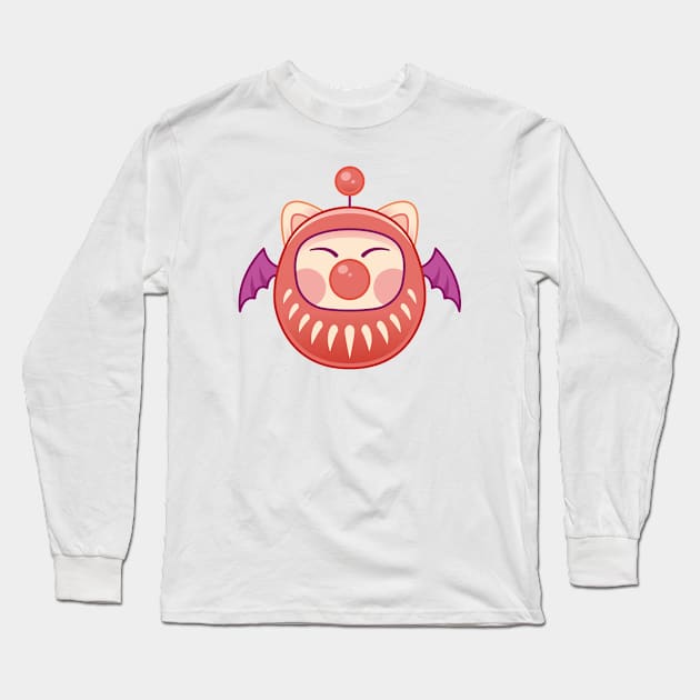 Daruma Moogle Long Sleeve T-Shirt by Lagelantee